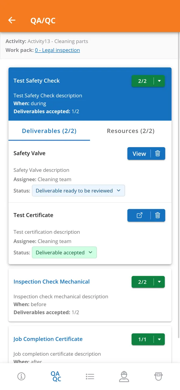 Screenshot #3 pour Cleopatra Work Pack Execution