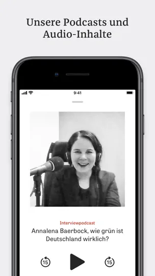 Screenshot von DIE ZEIT – Nachrichten auf dem iPhone 4