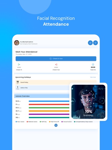 Office Buddy Odoo iPad screenshot