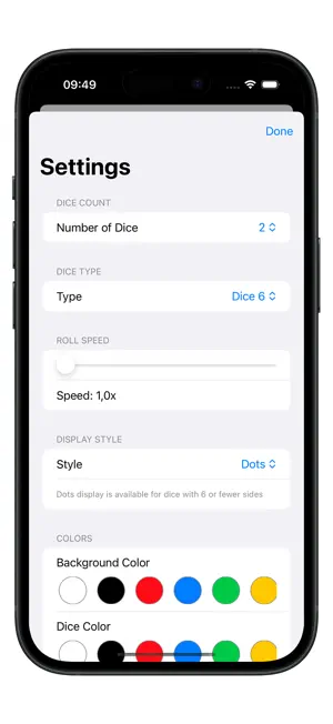 Dice Roller Multi screenshot 3
