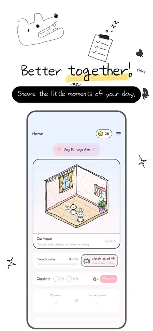 Terru Couple Diary & Challenge screenshot 1