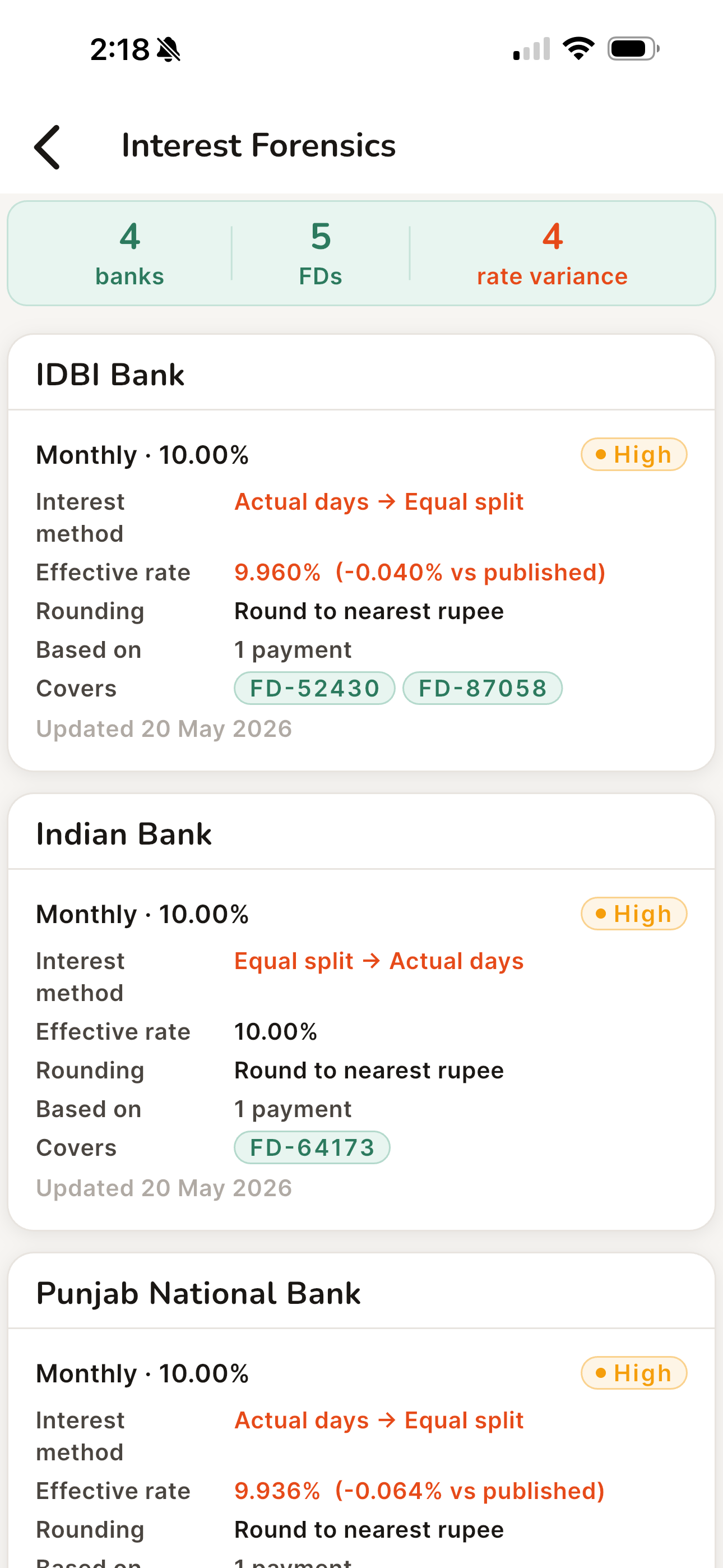 FD Manager & Tracker screenshot 6