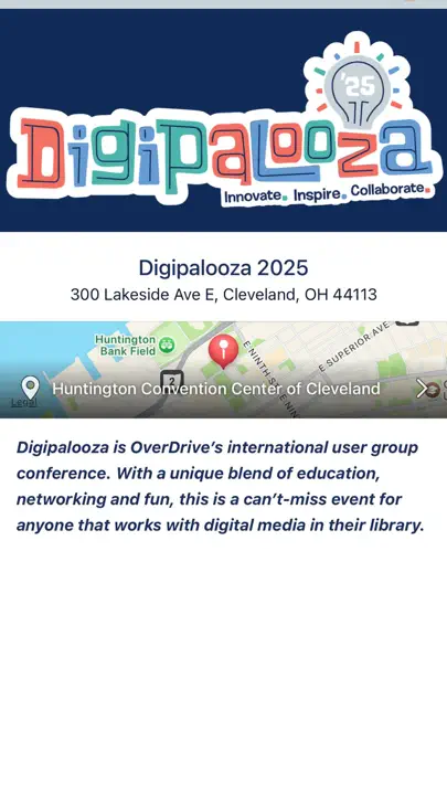 OverDrive’s Digipalooza iPhone-skjermbilde 2