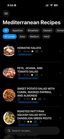 All Mediterranean Recipes Screenshot 1 of 8