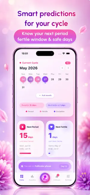 Womenia: Period Tracker & Care screenshot 3