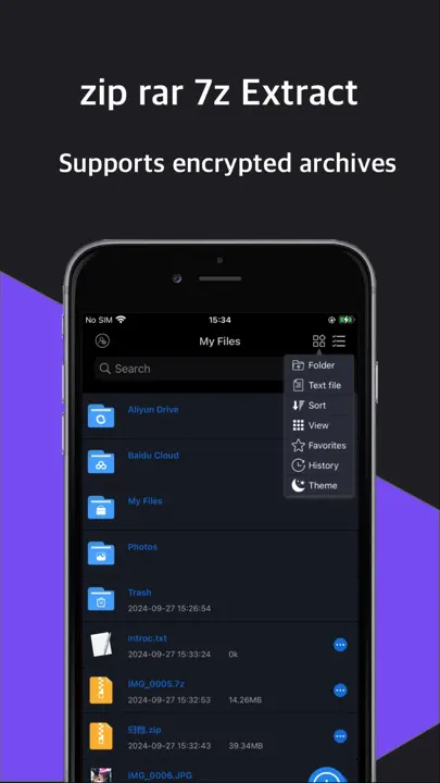 Unzip Pro - Unarchive Master iPhone Ekran Görüntüsü 1