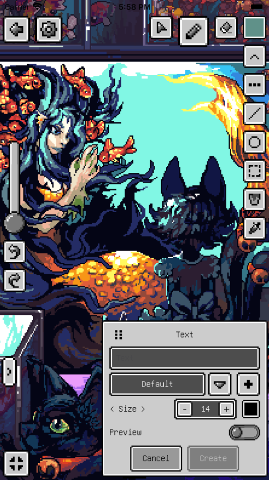 #9. Pixquare - Pixel Art Studio (iOS) di: Son Nguyen