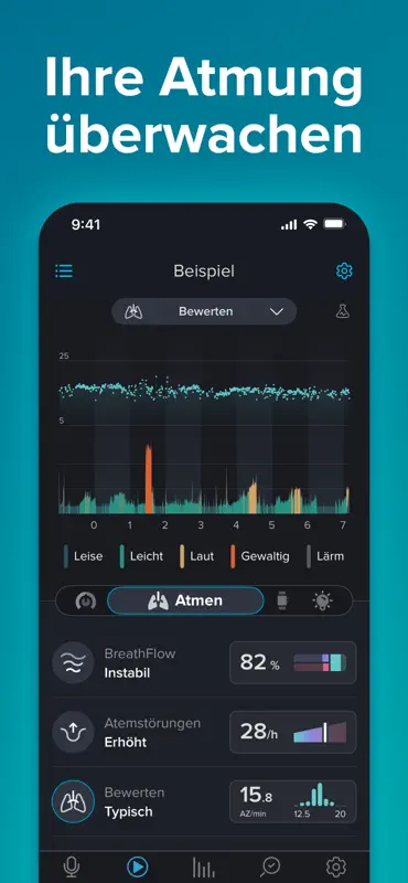 SnoreLab: Schnarchen aufnehmen screenshot 6 of 10