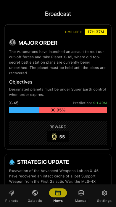 Helldivers 2 Efforts & Manuals Screenshot