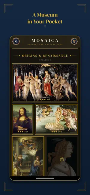 Mosaica: Art Puzzle Gallery screenshot 1