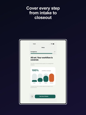 Consignment Tracker: Cue iPad screenshot