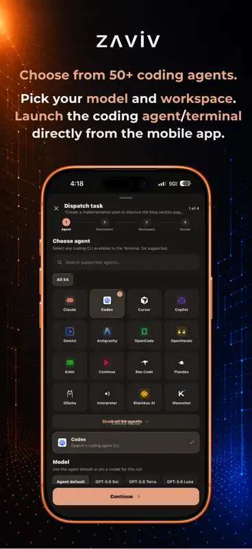 Zaviv – AI Coding Agents screenshot 5 of 10