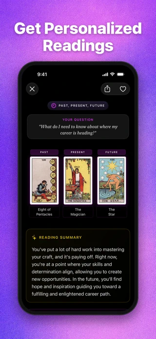 TarotLingo: Tarot Card Reading App Store search result