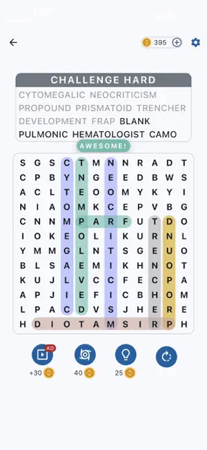 Word Search : Classic Puzzles screenshot 1