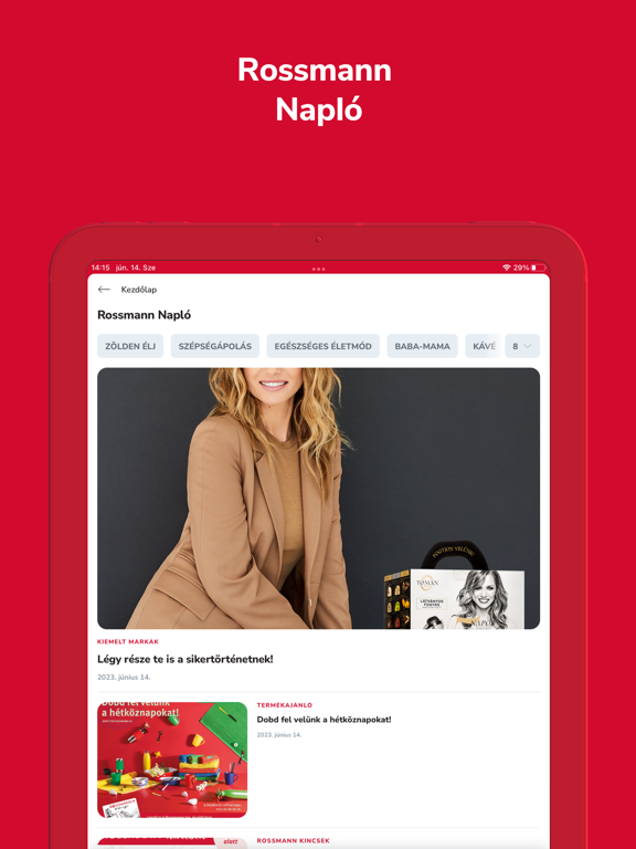 Rossmann iPad screenshot 6 - Shopping app
