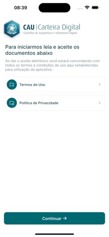 CAU | Carteira Digital screenshot
