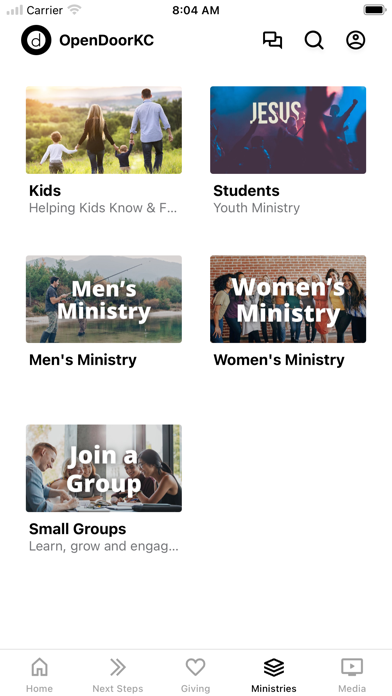 Open Door Baptist Church Screenshot