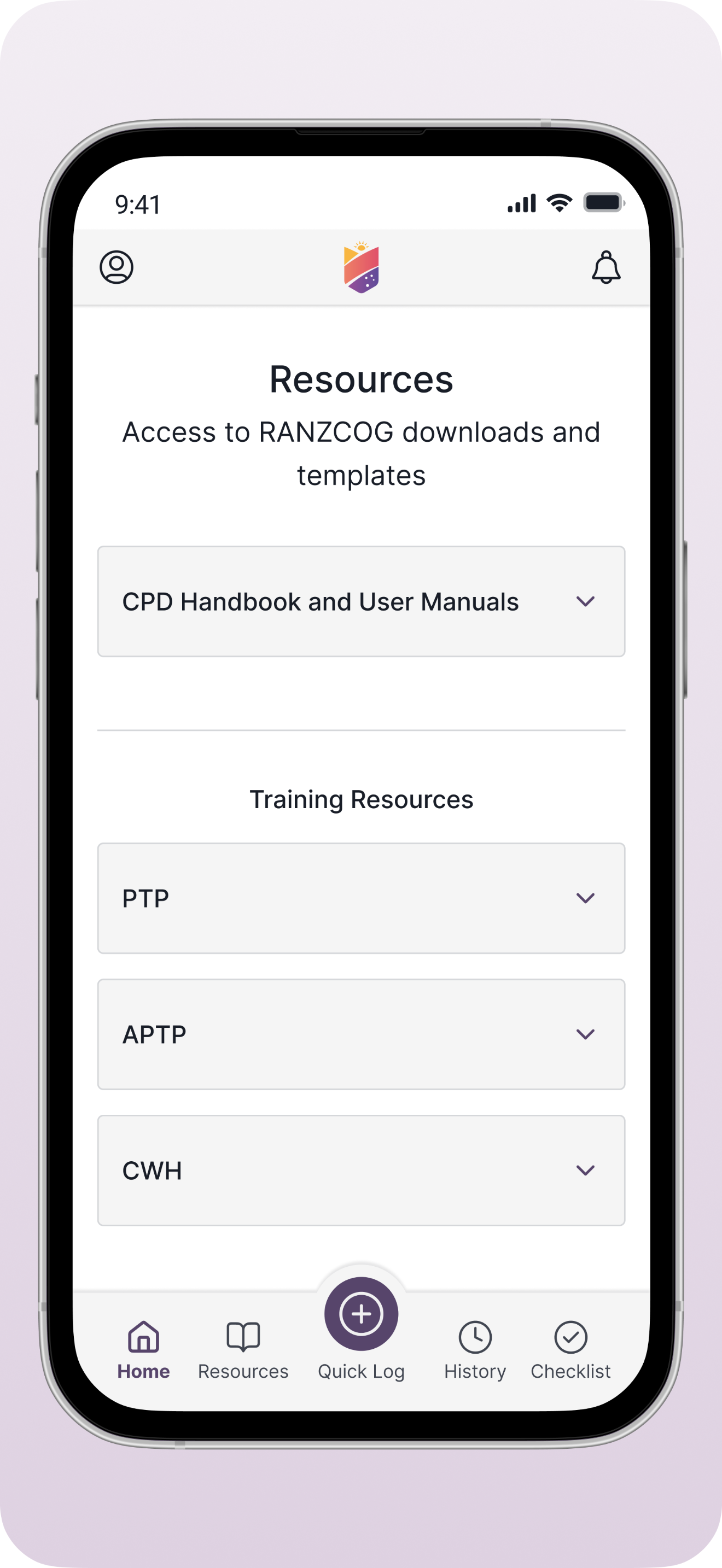 RANZCOG CPD screenshot 3