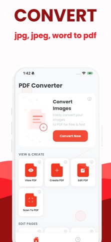 PDF Converter • Convert to PDF iPhone screenshot