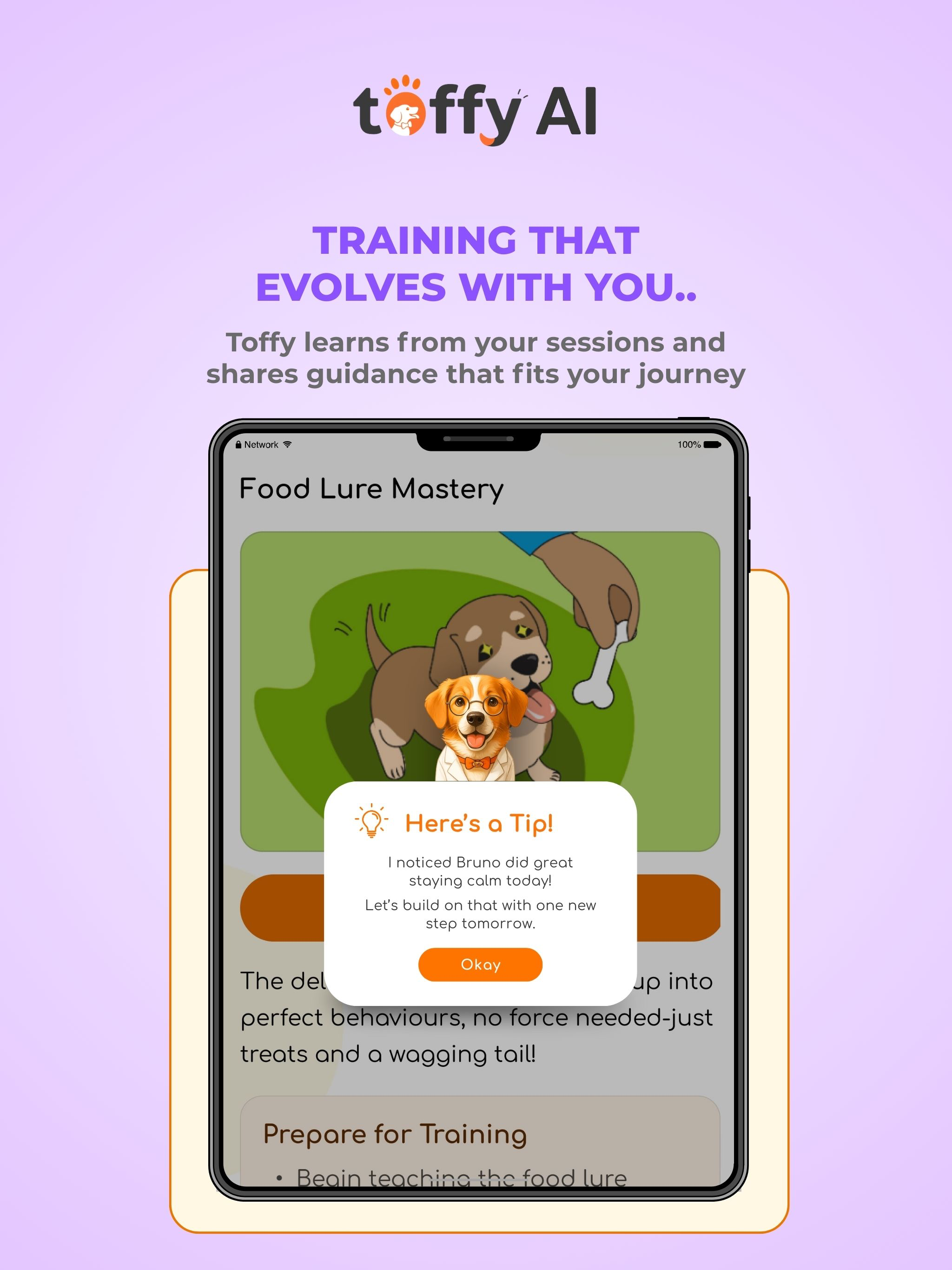 Toffy AI: Dog Training App