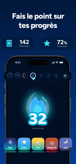Capture d'écran de Just Pray: Track Muslim Prayer sur iPhone 5