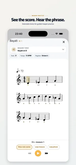 OudTuner: Arabic Oud Tuner screenshot 4