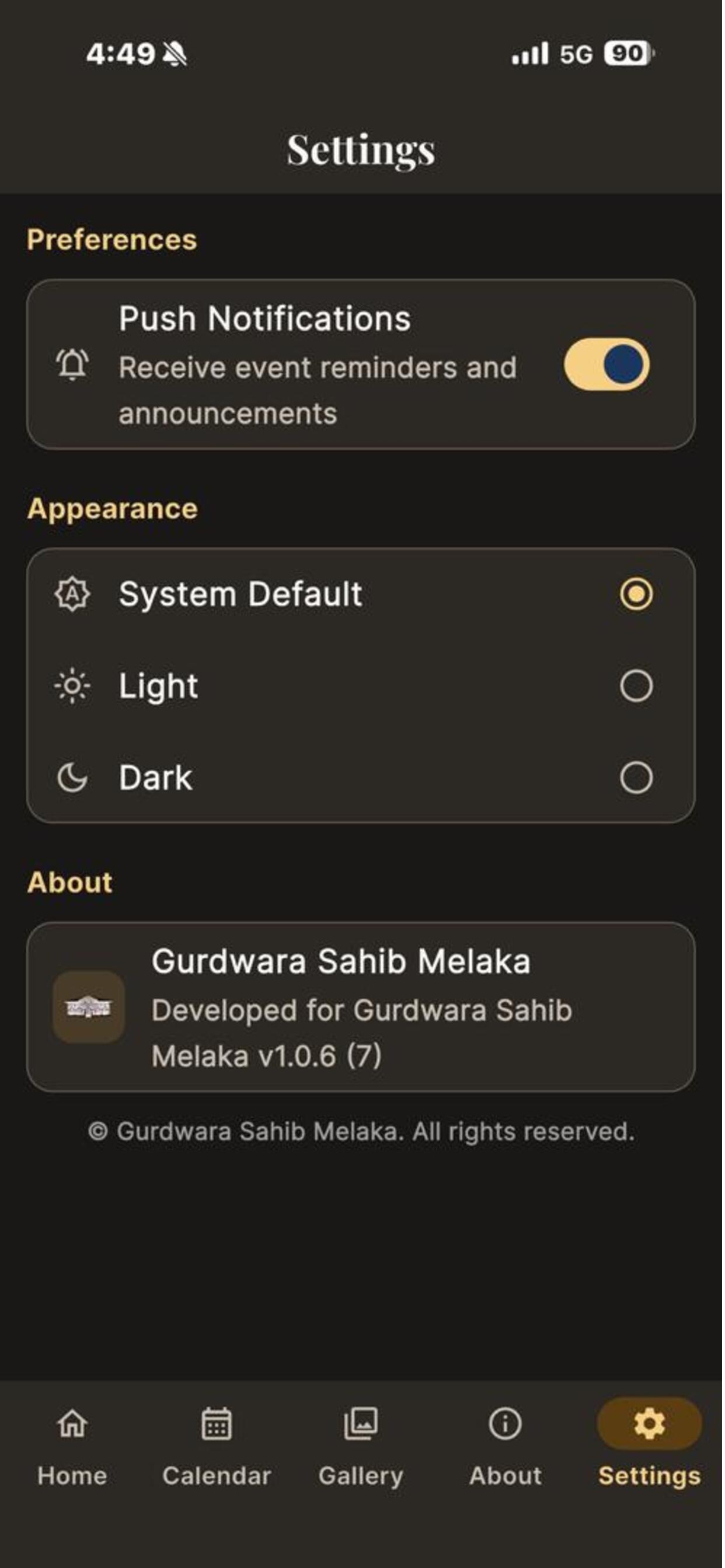 Screenshot 3 of Gurdwara Sahib Melaka