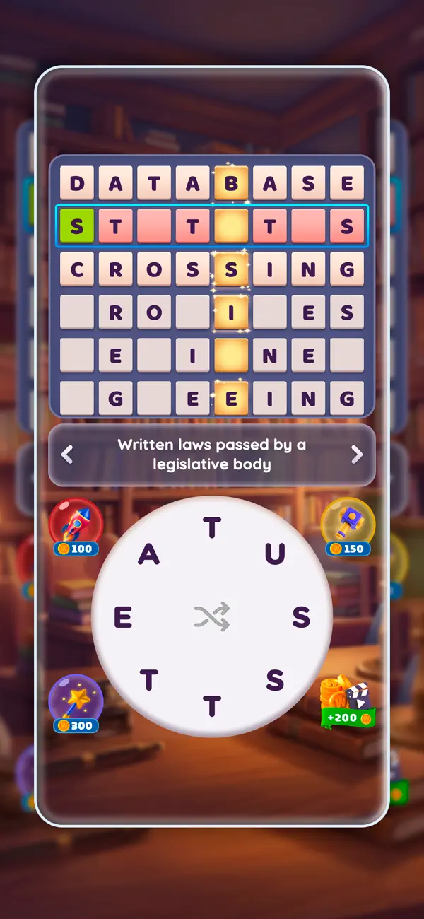 Cross Master: Word Puzzles iOS Mod IPA screenshot 5 - iOS game interface