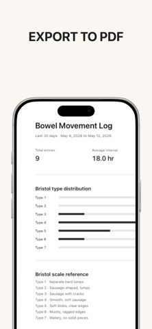 Bowel: Poop Tracker Screenshot 5 of 5