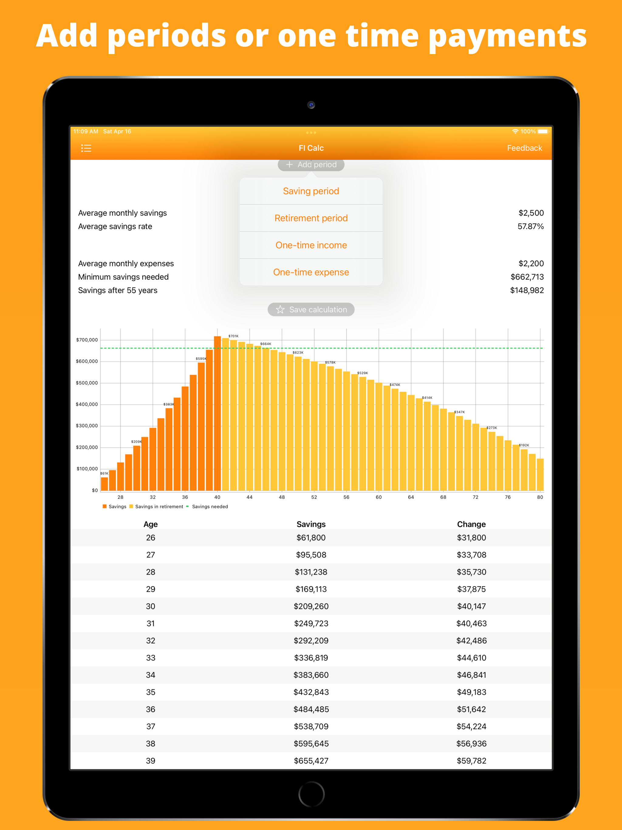 Financial Independence Calc