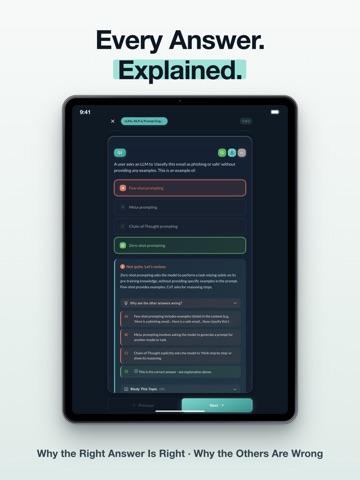 CompTIA SecAI+ Exam Prep 2026 iPad screenshot