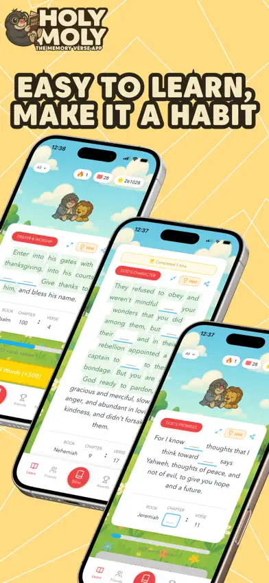 Holy Moly : Memory Verse App screenshot 2