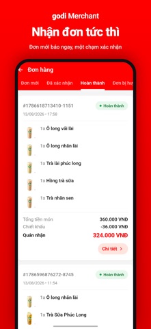 Godi nhà hàng iPhone screenshot 2