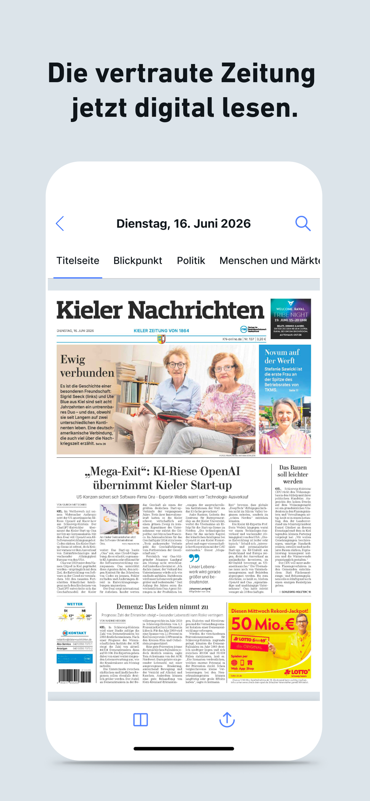 KN/SZ E-Paper - Nachrichten screenshot 3