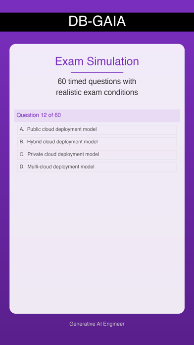 DB GenAI Engineer Assoc Prep Screenshot 4 of 8