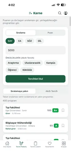 Karne - Üniversite iPhone Ekran Görüntüsü 4