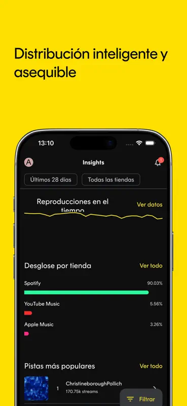 Amuse Distribución de música screenshot 2 of 6