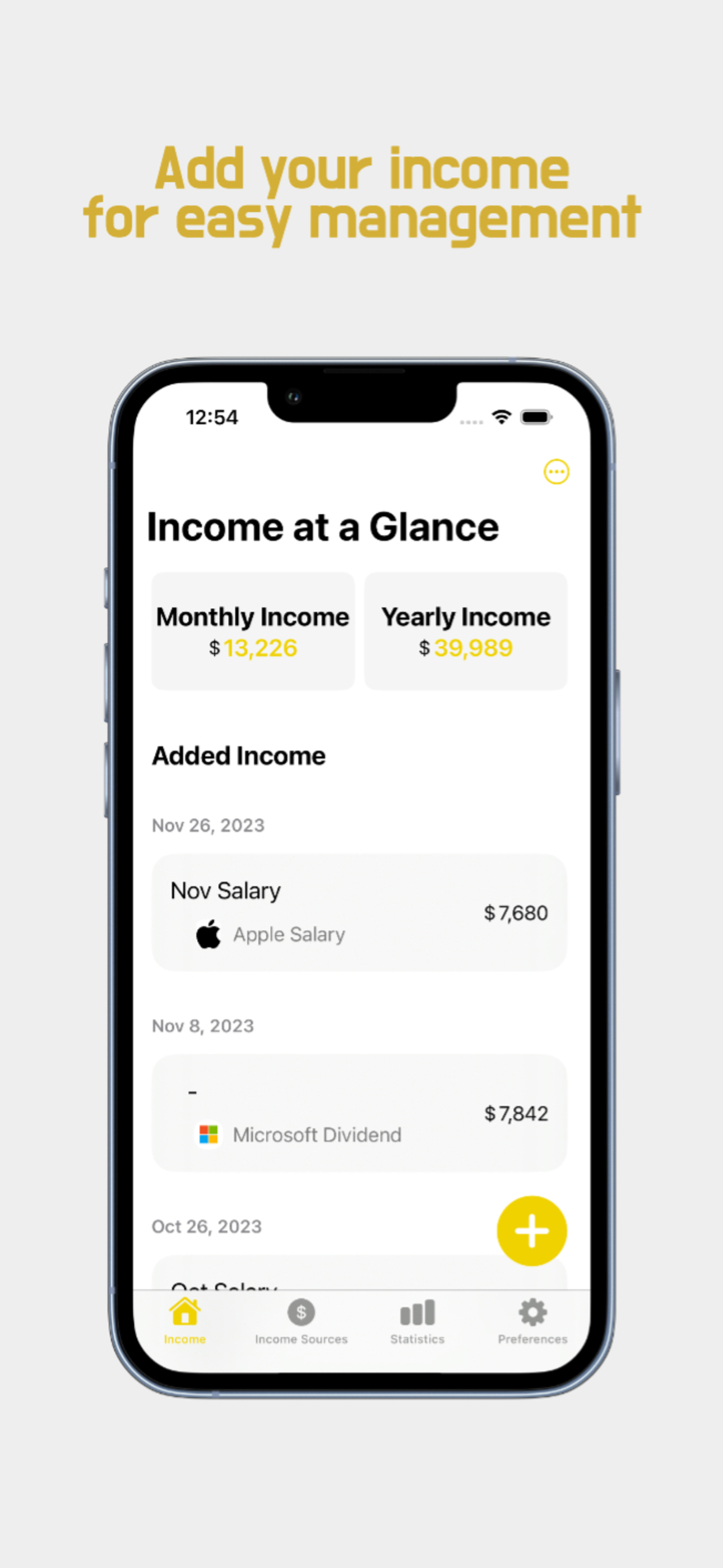 Purrfit Tracker - Track Income