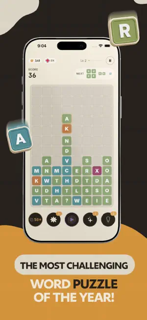 SpellDrop: Word Blocks screenshot 1