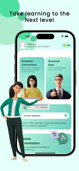 Italian Tutor: Learn with AI screenshot 1