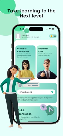 Italian Tutor: Learn with AI iPhone screenshot
