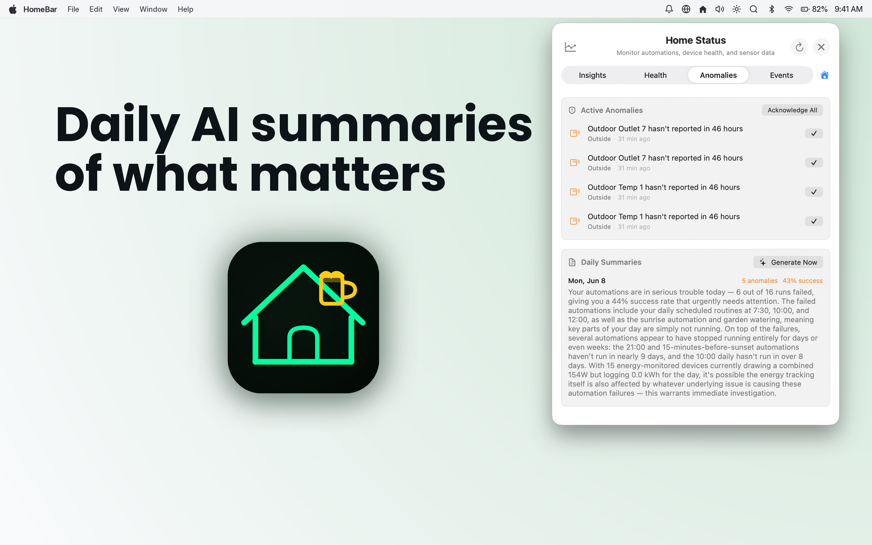HomeBar for HomeKit