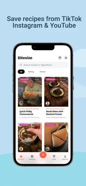 Bitesize: Recipe Saver screenshot 1