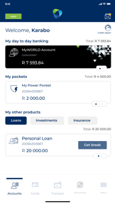 African Bank screenshot