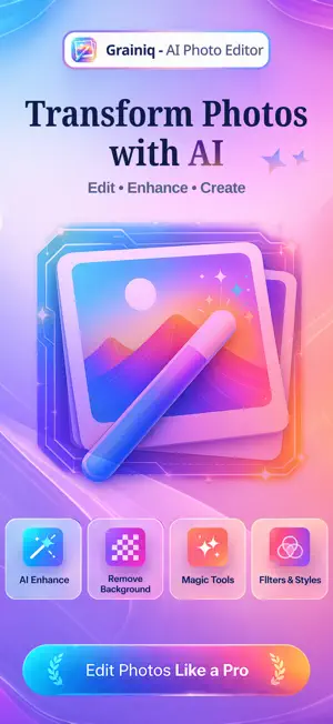 Grainiq - AI Photo Editor screenshot 1
