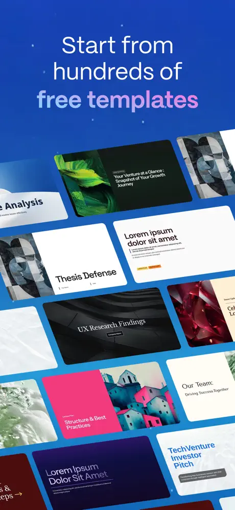 Gamma: AI Slides & Design screenshot 3 of 5