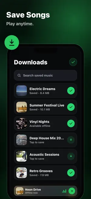 Sonvio - Offline Music Player screenshot 2