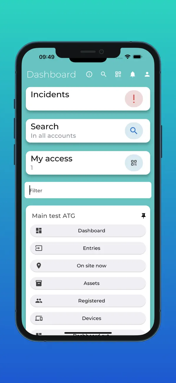 Screenshot #2 pour AtTheGate User Application