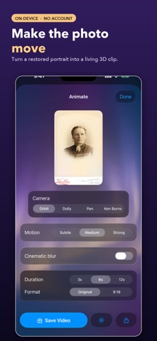Revive: Restore Old Photos AI iPhone screenshot