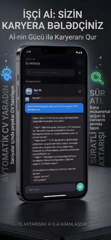 İş Tap AI: İş Elanları & CV screenshot